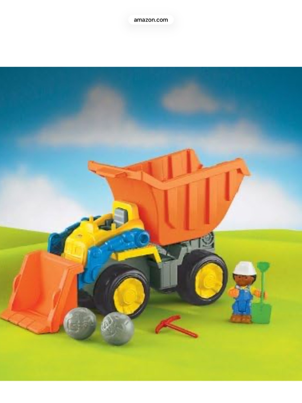 Fisher-Price Poseable Little People Dig ‘n Load Dump Truck